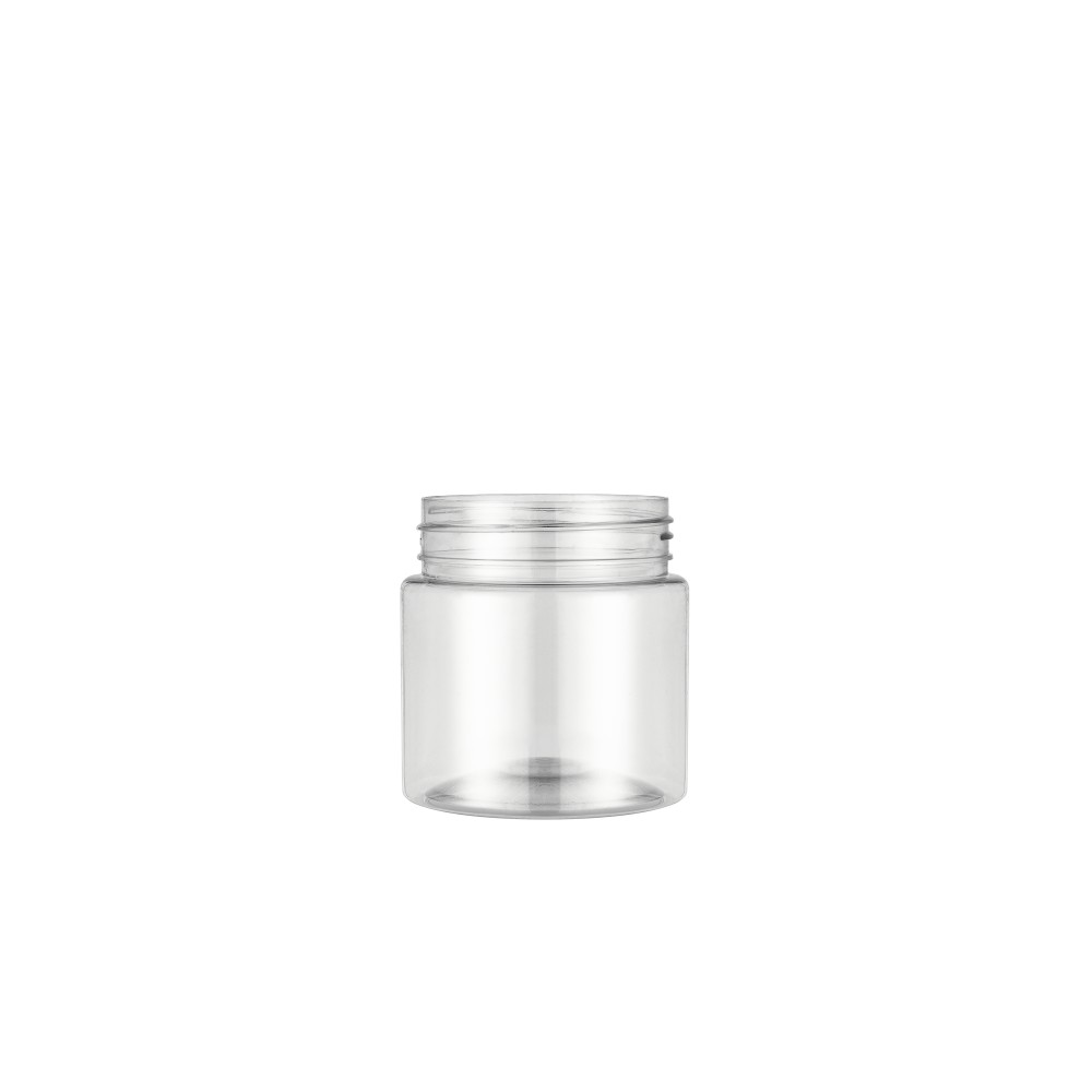 600 CC FLAT SQUARE PET JAR