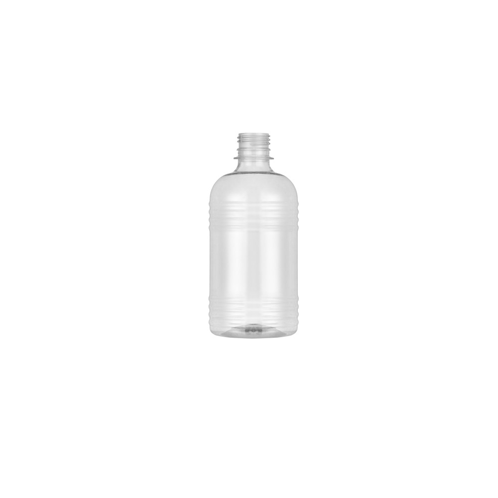 500 CC 28 MM ROUND RIBBED PET BOTTLE